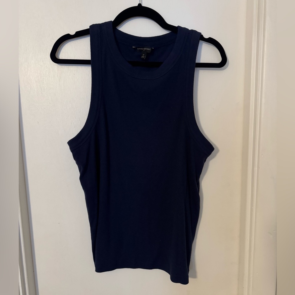 Banana Republic navy blue tank top size XL